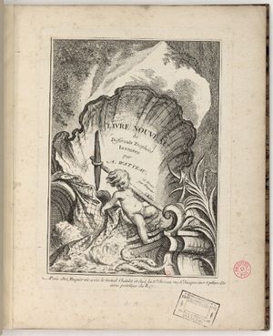 Différents Trophées inventez par A. Watteau