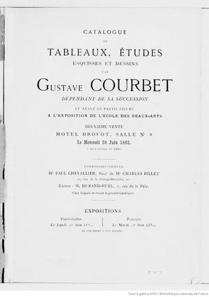 Catalogue de Trente-Trois Tableaux Et Études