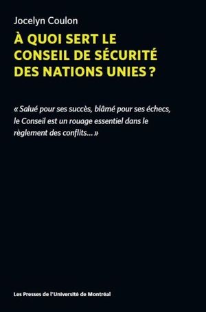 À quoi sert le Conseil de sécurité des Nations unies?