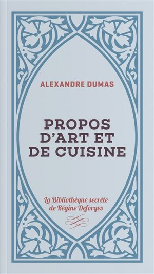 Propos d'art et de cuisine