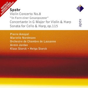Violin Concerto No.8 "In Form einer Gesangsszene" / Concertante in G Major for Violin & Harp / Sonata for Cello & Harp, Op.115