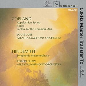 Copland: Fanfare / Rodeo; Hindemith: Symphonic Metamorphosis