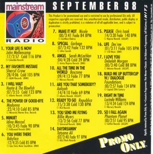 Promo Only: Mainstream Radio, September 1998