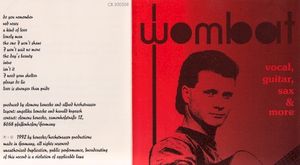 Wombat - Vocal, Guitar, Sax & More