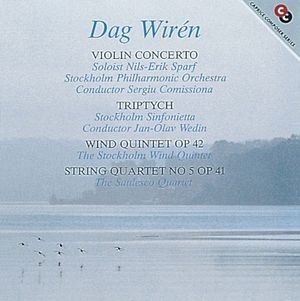 Violin Concerto / Triptych / Wind Quintet, op. 42 / String Quartet no. 5, op. 41
