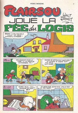 Flairsou joue la fée du logis - Picsou