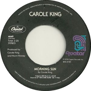 Morning Sun / Sunbird (Single)