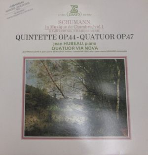 La Musique de dhambre / Vol.1 : Quintette Op.44 - Quatuor Op.47