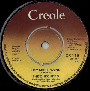 Hey Miss Payne (Single)