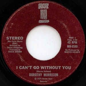 I Can't Go Without You (Single)