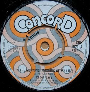 In the Morning (Morning of My Life) / Elsie (Single)