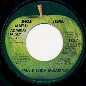 Uncle Albert/Admiral Halsey / Too Many People (Single)