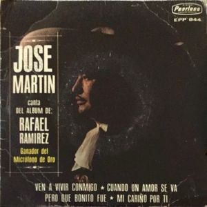 José Martín canta del álbum de Rafael Ramírez (EP)