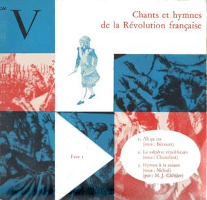 Chants et hymnes de la Révolution française