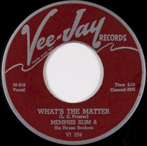 What's the Matter / This Time I'm Through (Single)