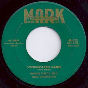 Syncopated Sadie / Ragtime Rock (Single)