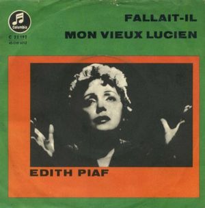 Fallait-il / Mon vieux Lucien (Single)