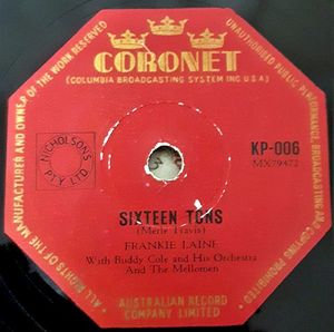 Sixteen Tons / Walking the Night Away (Single)