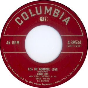 Kiss Me Goodbye, Love / Got Him Off My Hands (Single)