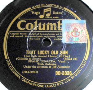 That Lucky Old Sun / The Right Girl for Me (Single)