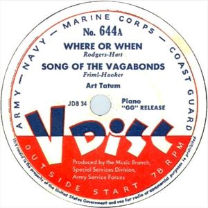 Where or When / Song of the Vagabonds / Exactly Like You (EP)