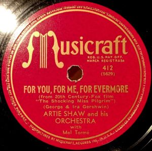 For You, for Me, for Evermore / Changing My Tune (Single)
