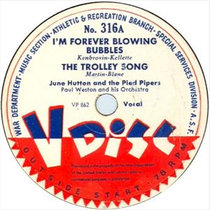 I’m Forever Blowing Bubbles / The Trolley Song / Out of Nowhere / Louise (EP)