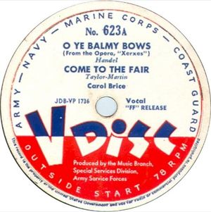 O Ye Balmy Bows / Come to the Fair / Addio alla madre (EP)