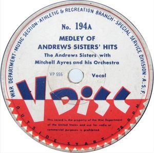 Medley of Andrews Sisters’ Hits / Sing a Tropical Song / Rhumboogie (EP)