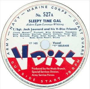 Sleepy Time Gal / Tired / Fifteen Years (EP)