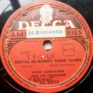 Down in Honky Tonk Town / Coal Cart Blues (Single)