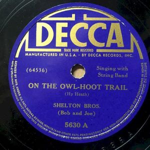 On The Owl-Hoot Trail / She's Somebody's Darling Once More (Single)