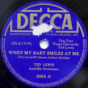 When My Baby Smiles at Me / She’s Funny That Way (I Got a Woman Crazy for Me) (Single)
