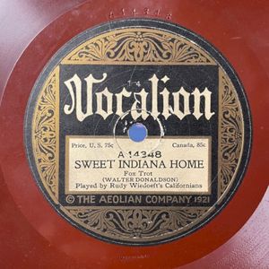 Sweet Indiana Home / Swanee Bluebird (Single)