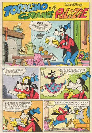 Coup de balai chez Dingo - Mickey Mouse