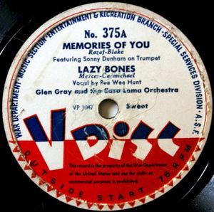 Memories of You / Lazy Bones / Roll ’em / Gjon Mili Jam Session (EP)
