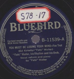 You Must Be Losing Your Mind / Don't Give Me That Jive (Come on with the Come on) (Single)