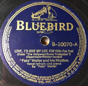 Love, I'd Give My Life for You / I'll Dance at Your Wedding (Single)