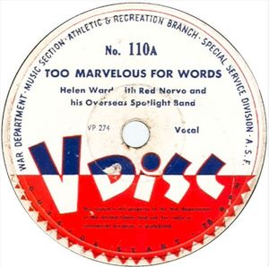 Too Marvelous for Words / The Sergeant on Furlough (Single)