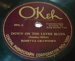 Down on the Levee Blues / Lonesome Woman Blues (Single)