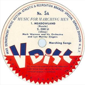 Meadowland / Che Li / I’ve Got Sixpence / When the Yanks Go Marching In (EP)