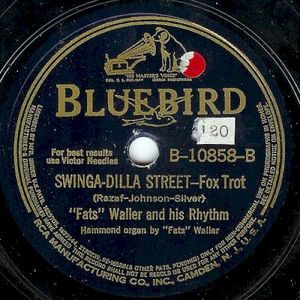 "Fats" Waller's Original E Flat Blues / Swinga-Dilla Street (Single)