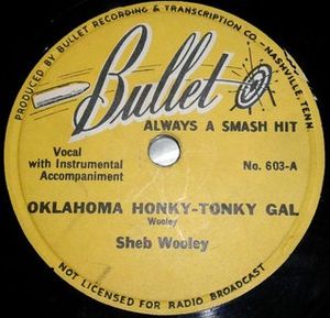 Oklahoma Honky‐Tonky Gal / I Can’t Live On Without You (Single)