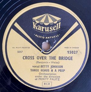 Cross Over the Bridge / Johnny Guitar (Single)
