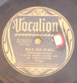 Wild Man Blues / Gully Low Blues (Single)