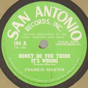 Honey Do You Think It's Wrong / Popcorn Poppin' Mama (Single)