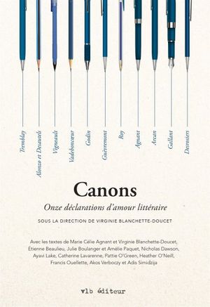 Canons : onze déclarations d'amour littéraire