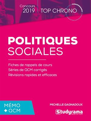 Politiques sociales, mémo + QCM