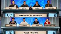 Emmanuel Cambridge v Jesus Oxford