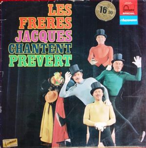 Les Frères Jacques chantent Jacques Prévert
